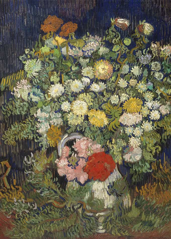 Bouquet of Flowers in Vase
