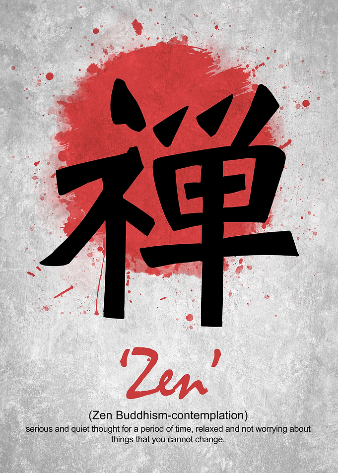 Zen Kanji Word Art