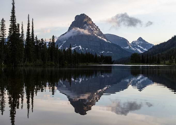 Mountains by Lake Forest