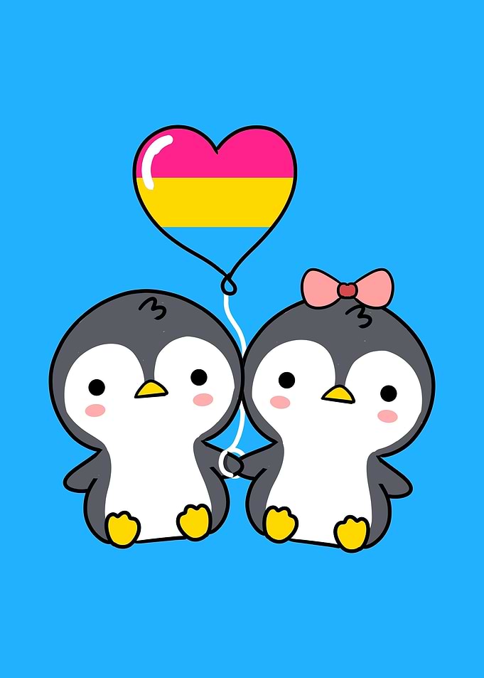 Penguin Couple Pan Pride