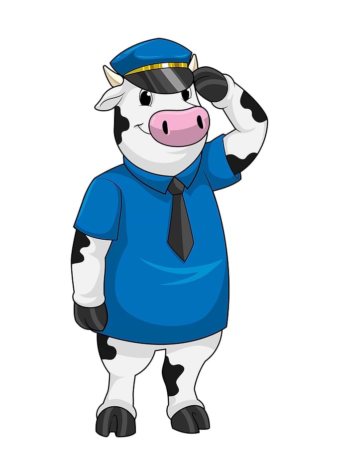 Cow Police Police hat
