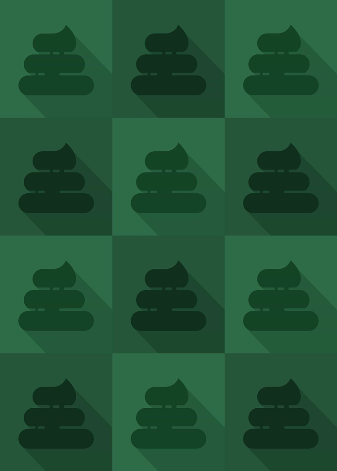Poop Icons Art Green 6