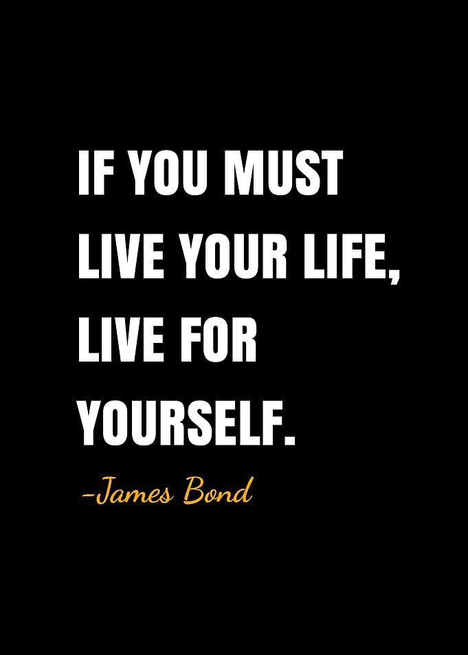 James bond quotes