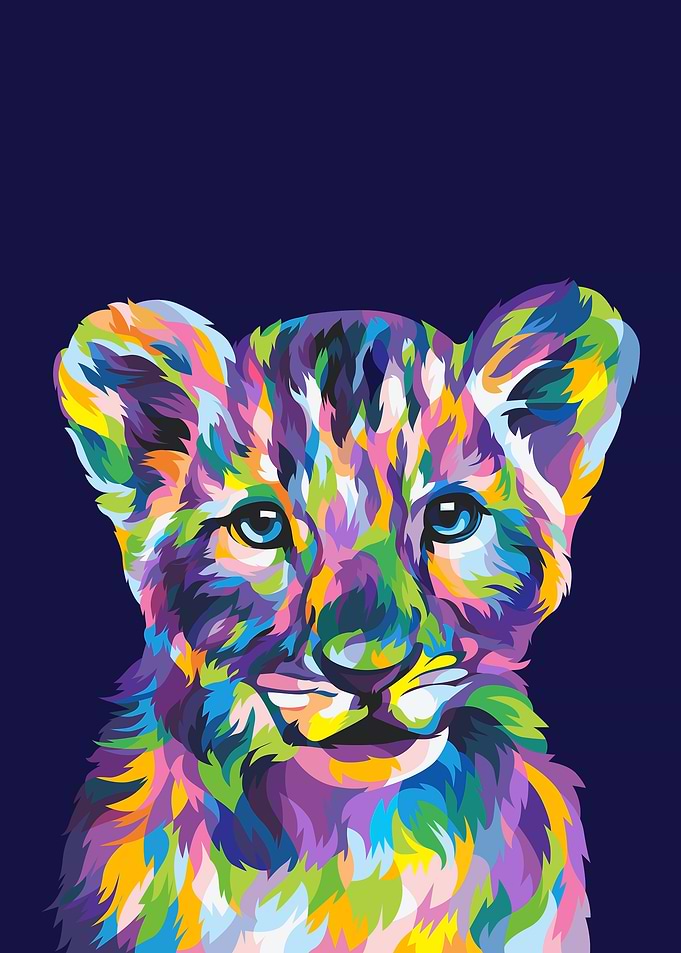 Baby lion