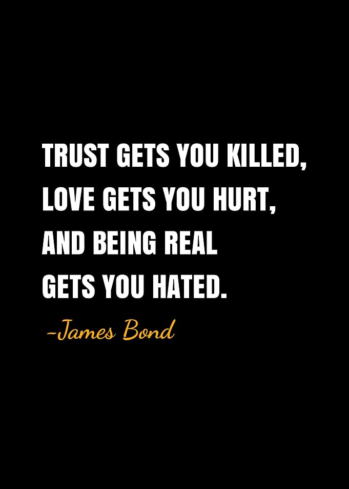 Jame bond quotes