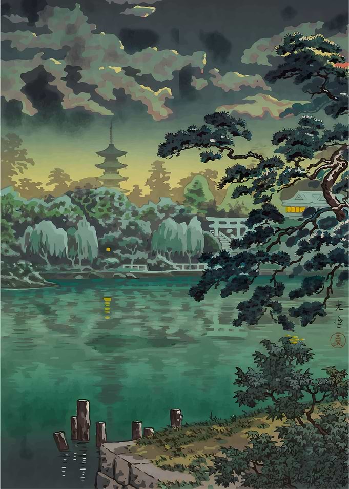 The Pond of Sarusawa