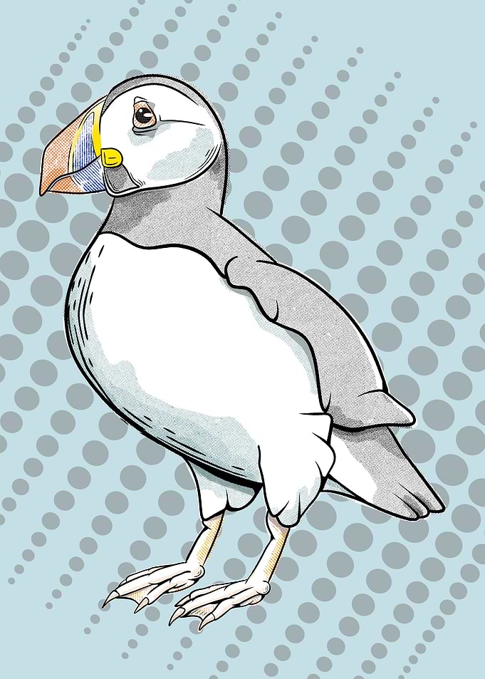 Puffin Halftones