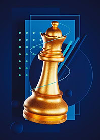 Golden Chess Queen