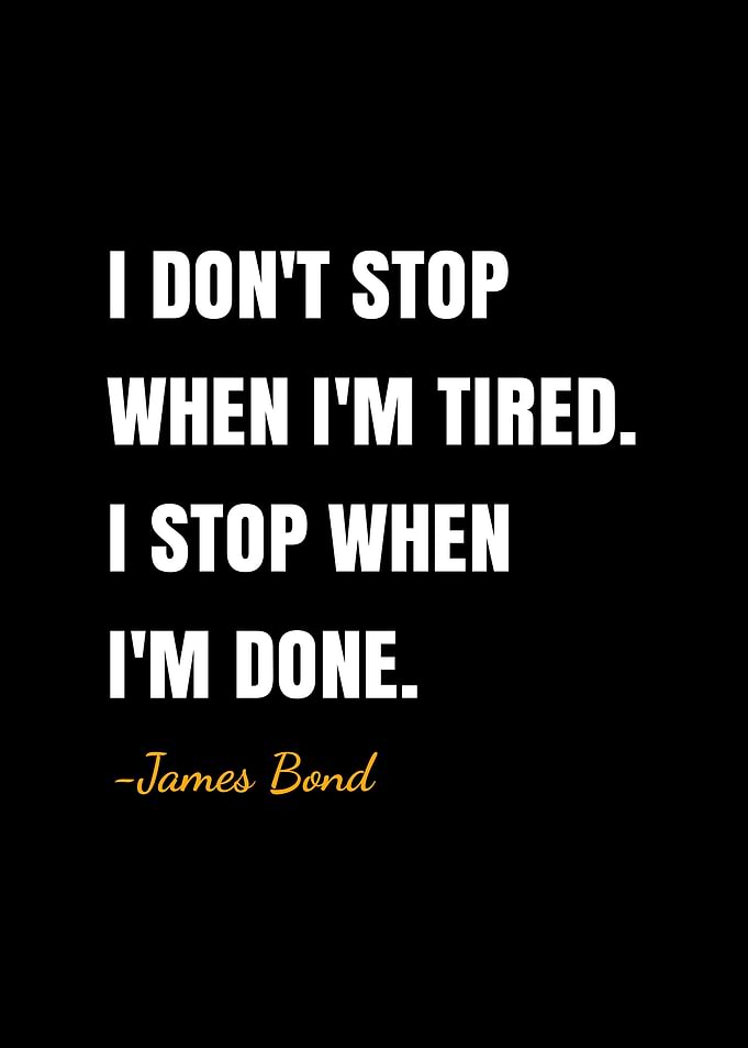 James bond quotes