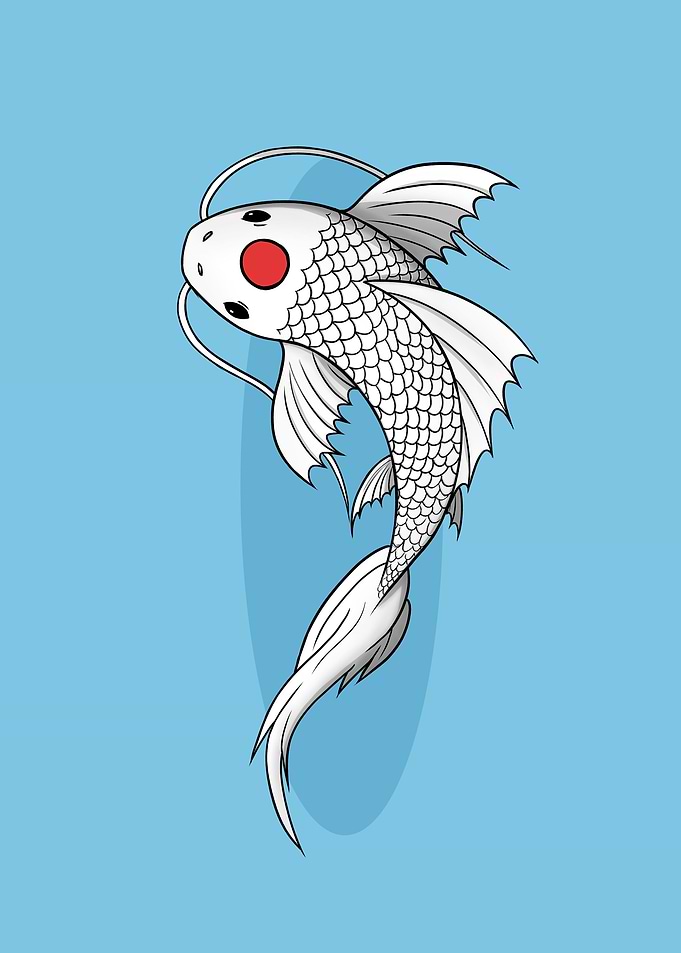 Japan Fish Minimalist