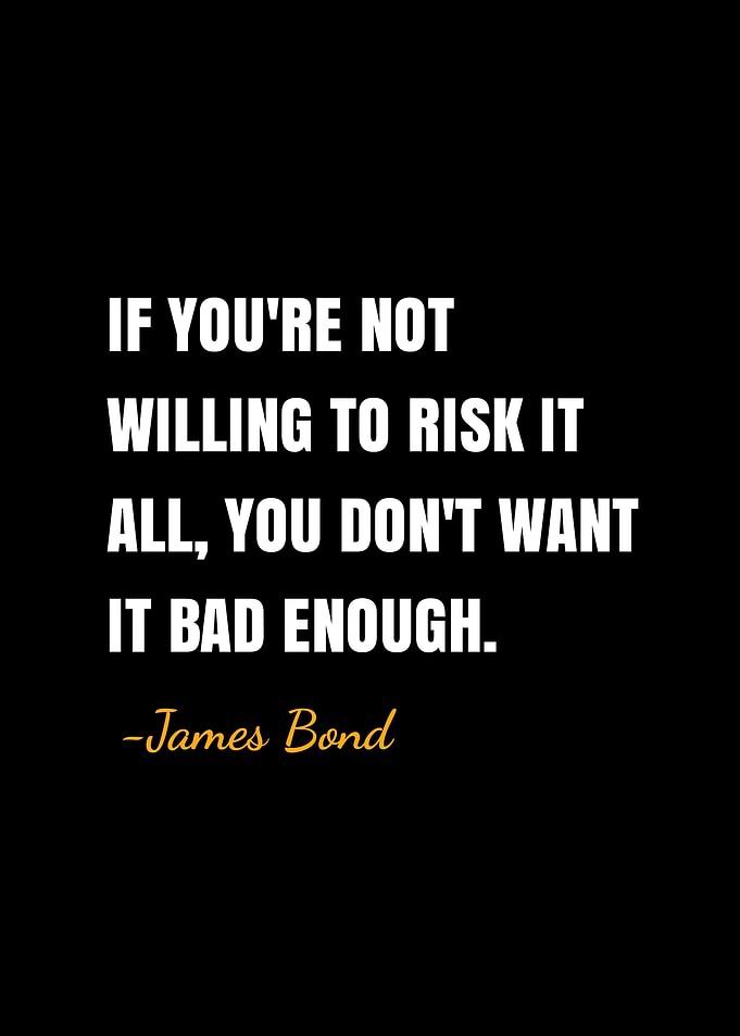 James bond quotes