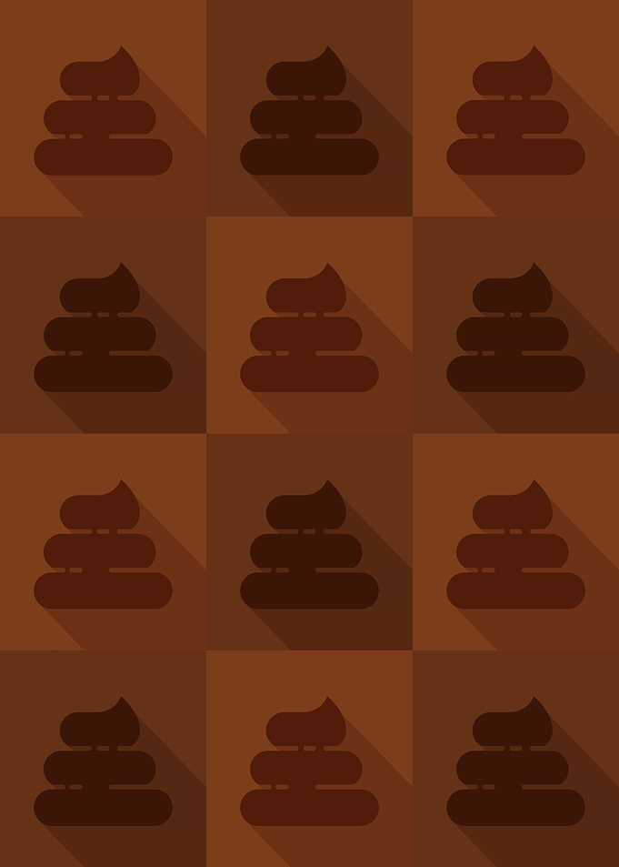 Poop Icons Art Orange 6