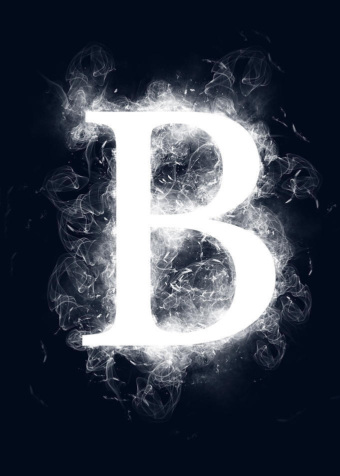 B