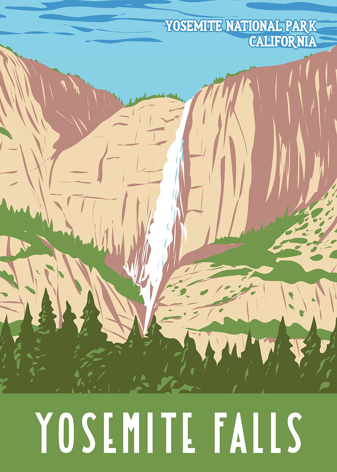 Yosemite Falls WPA