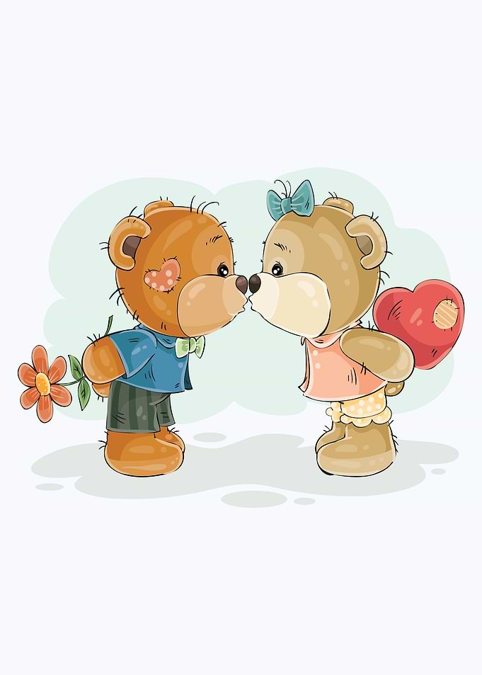 enamored teddy bears