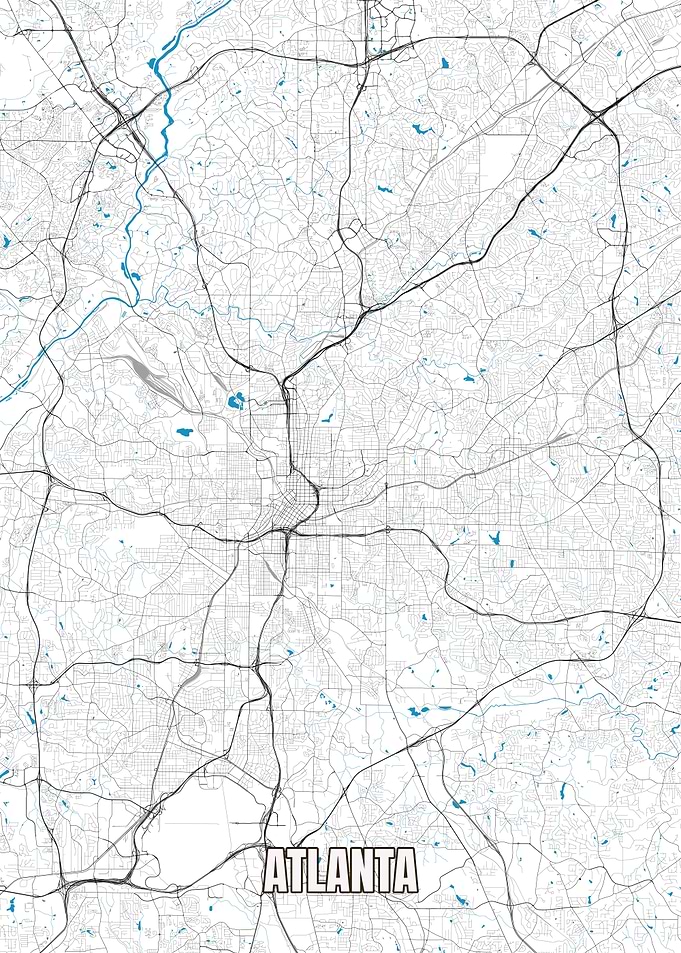 City map ATLANTA