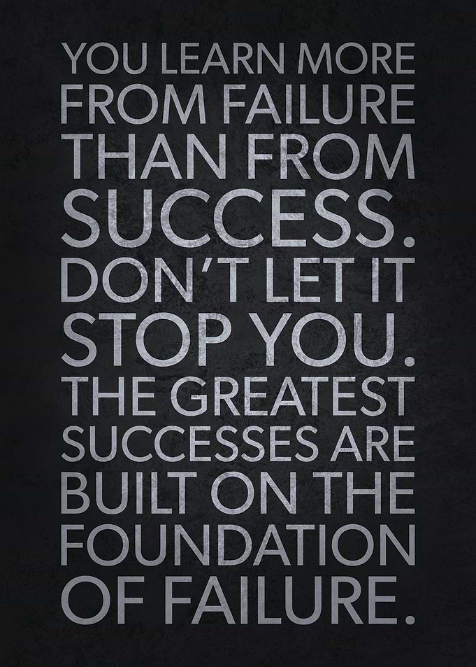 Success Built On Failure