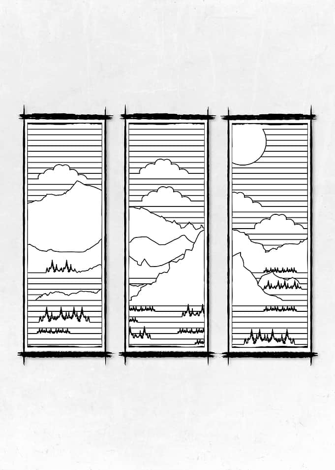 Mountains and Forest