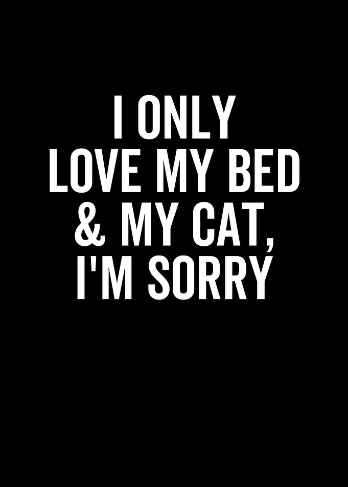 I Only Love My Bed and My