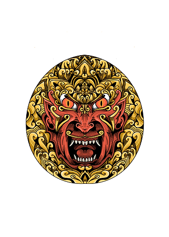 Traditional mask Barong