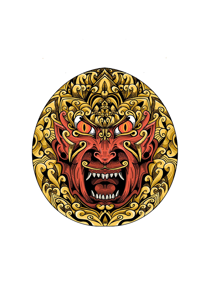 Traditional mask Barong