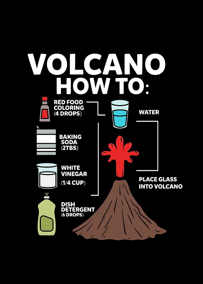 Funny Volcano Science Gift