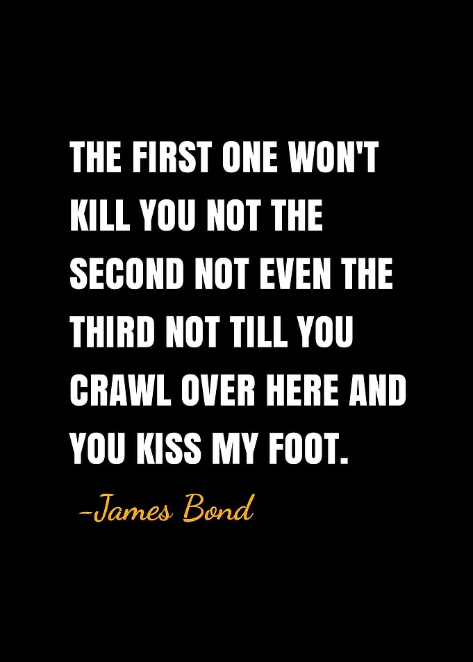 James bond quotes