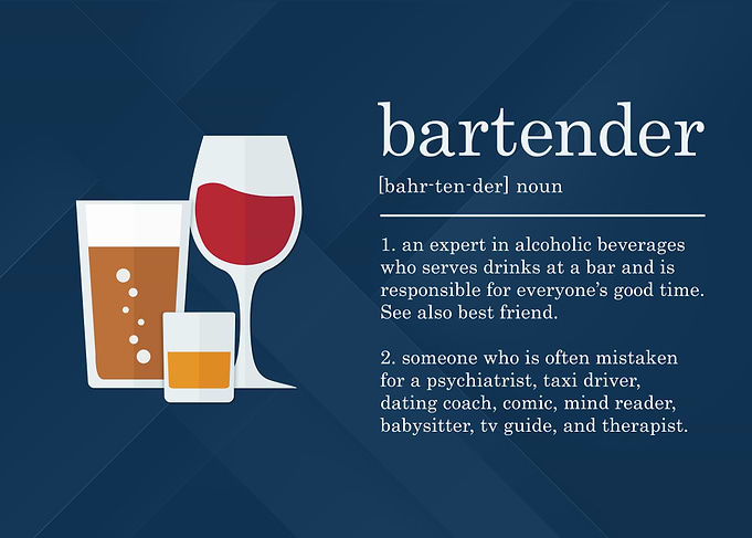 Funny Bartender Definition