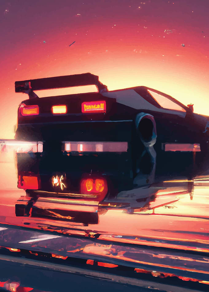 synthwave style