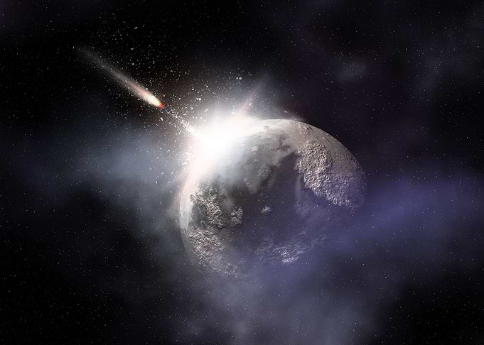 comet flying
