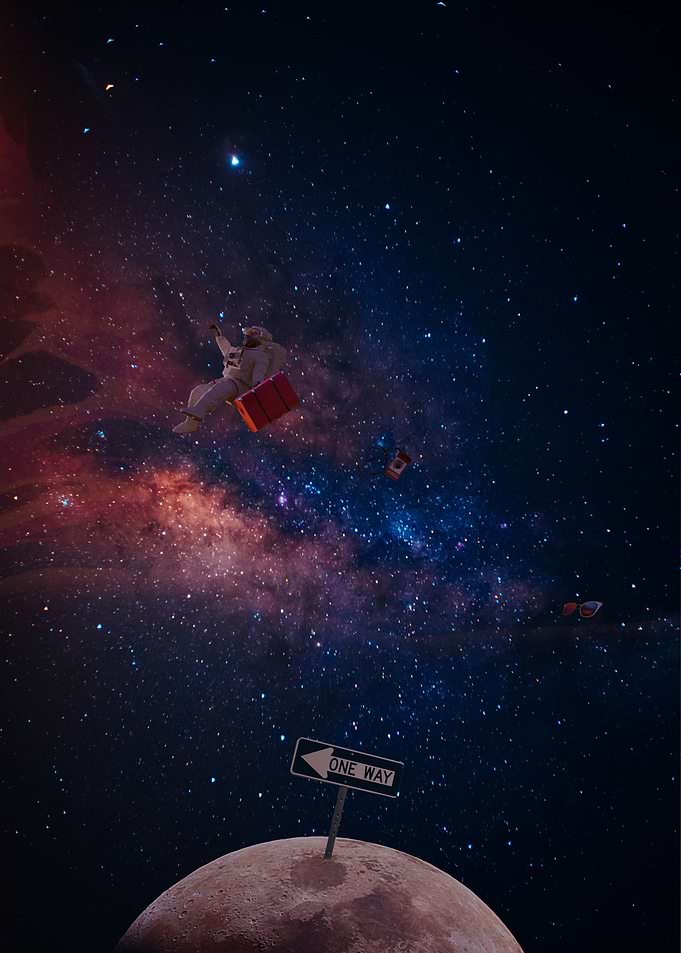 Astronaut on vacation