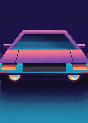 synthwave style