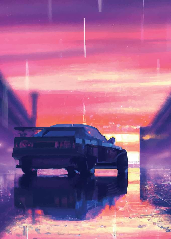 synthwave style