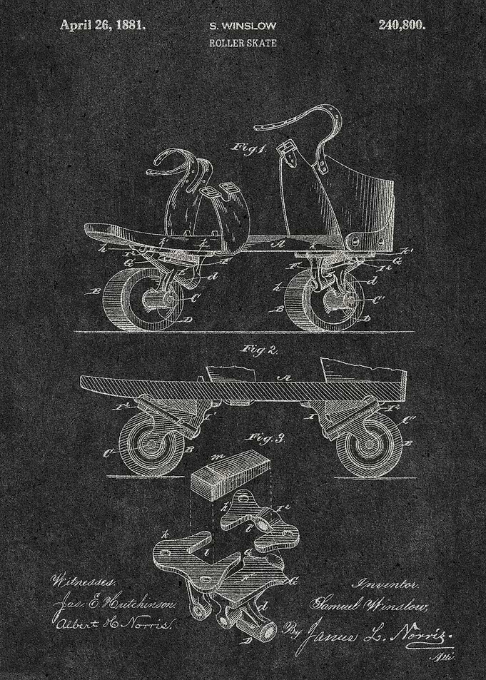 1881 Roller Skate