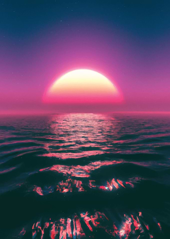synthwave style
