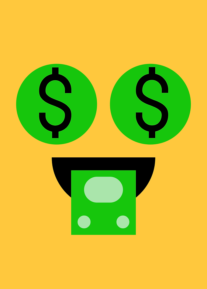 Money mouth face