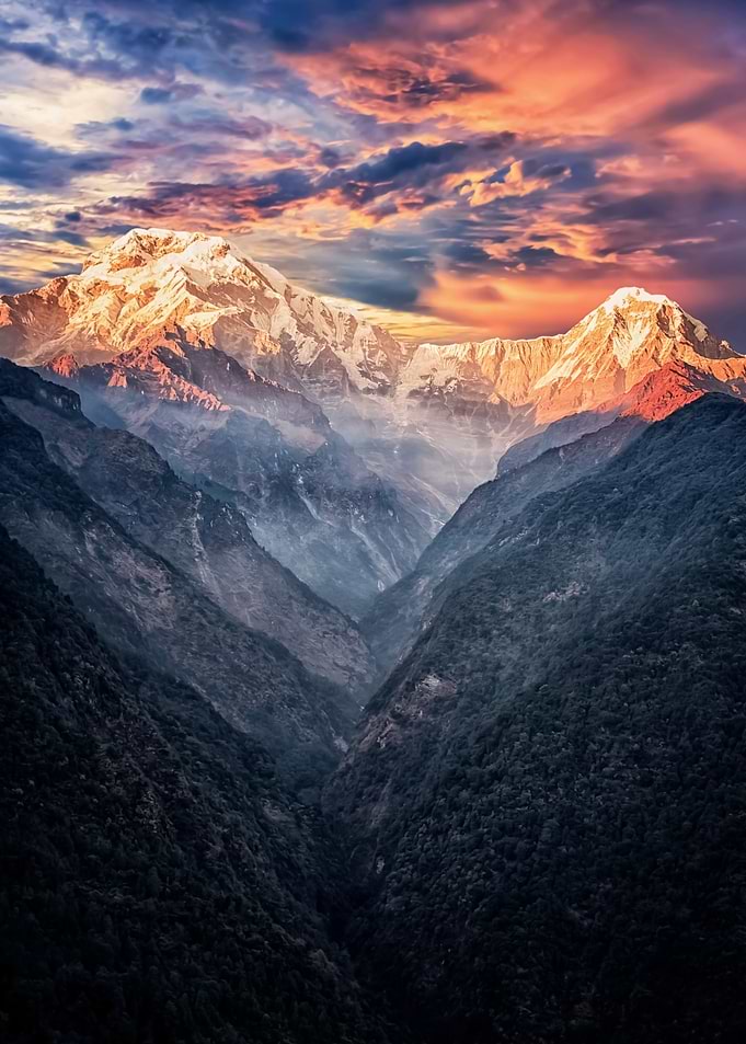 Himalayas Sunset