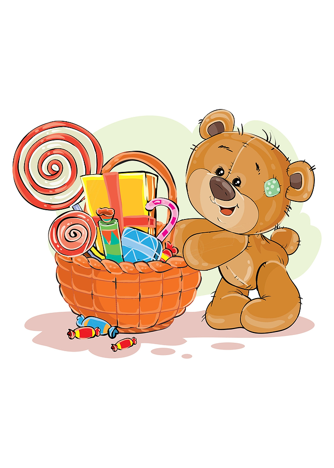 Teddy Bear Print