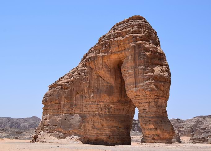 Saudi Elephant Monolith
