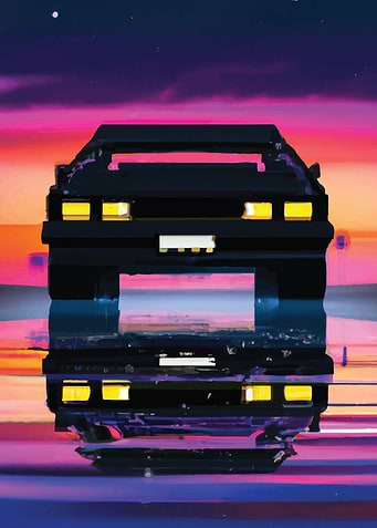 synthwave style