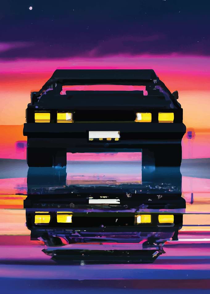 synthwave style