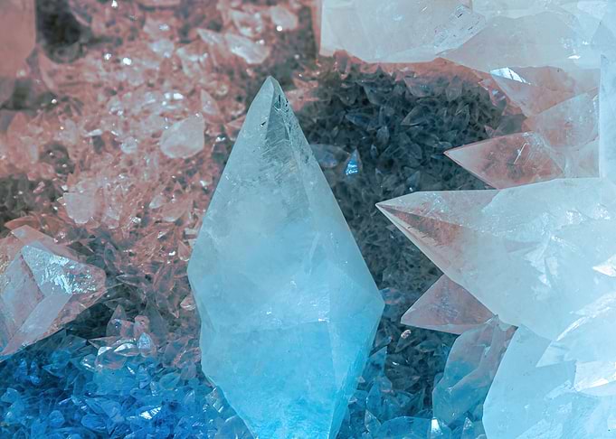 Blue diamonds
