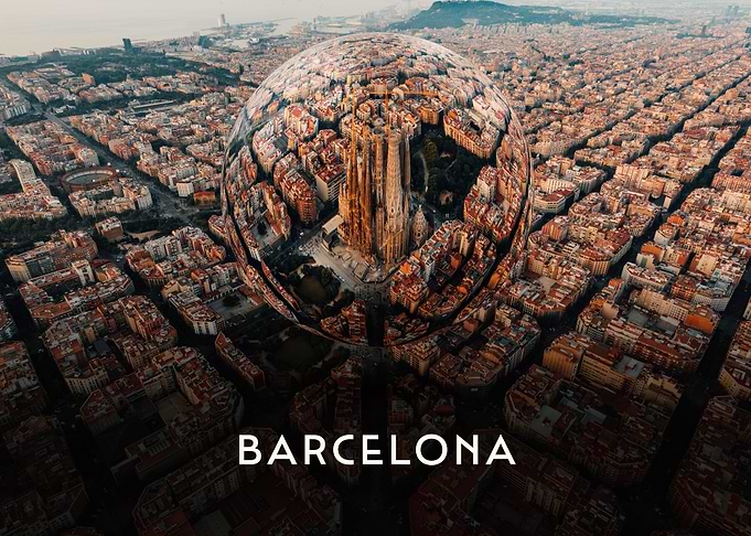 Barcelona Spain Glass