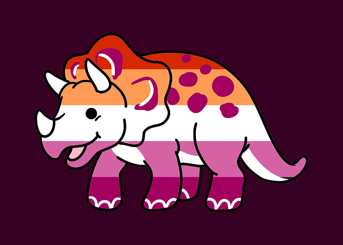 Lesbian Triceratops