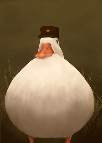 Duck painting