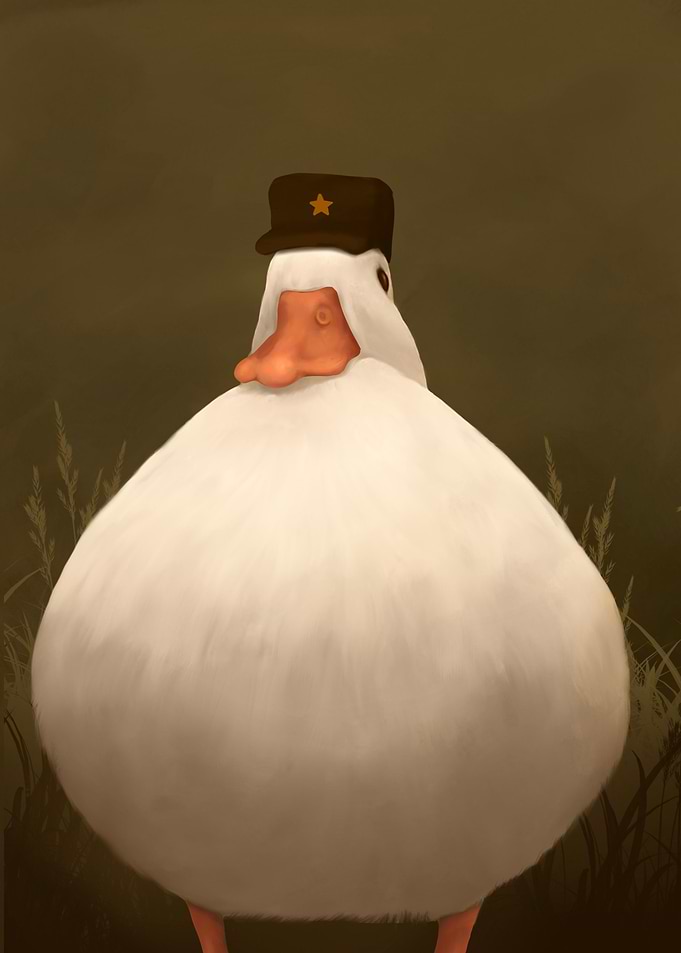 Duck painting