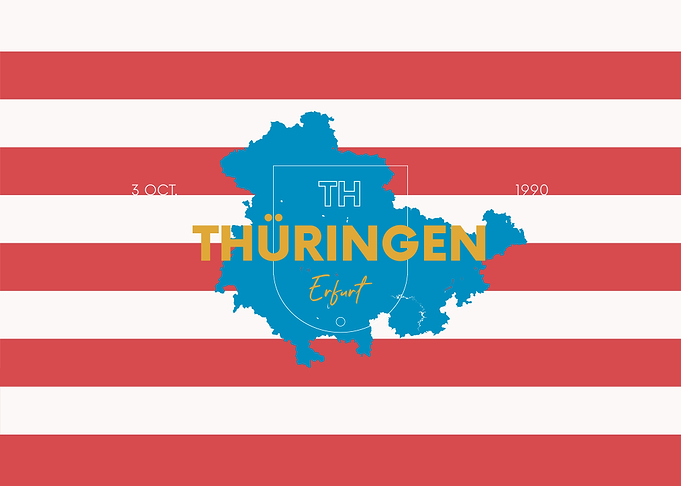 Thuringen Map Germany