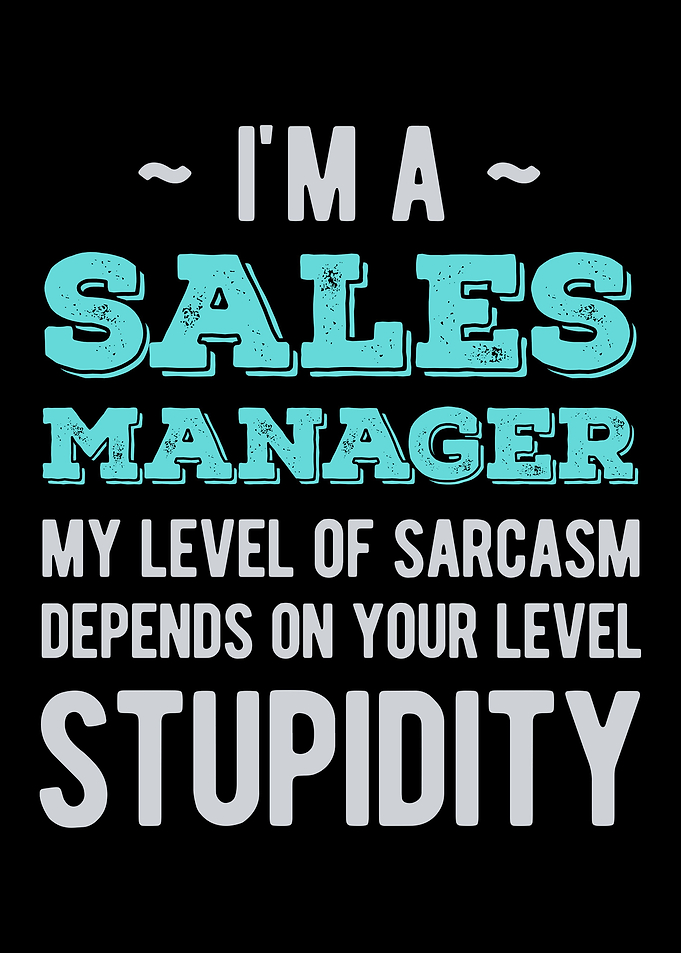 Funny Sales Manager