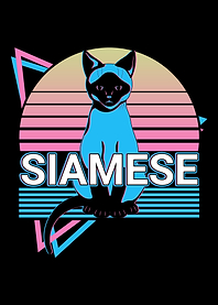 Siamese Cat Retro