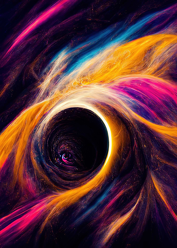 Large Purple Black Hole